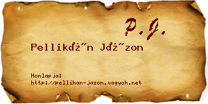 Pellikán Jázon névjegykártya